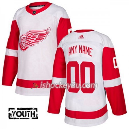 Børn NHL Detroit Red Wings Tilpasset Adidas 2017-2018 Hvid Authentic Børn NHL Detroit Red Wings Tilpasset Adidas 2017-2018 Hvid Authentic